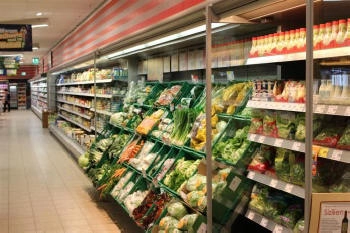 scaffale per supermercato