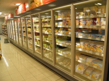 scaffale refrigerato murale