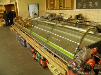 banco refrigerato con illuminazione led