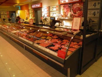 banco refrigerato per salumi